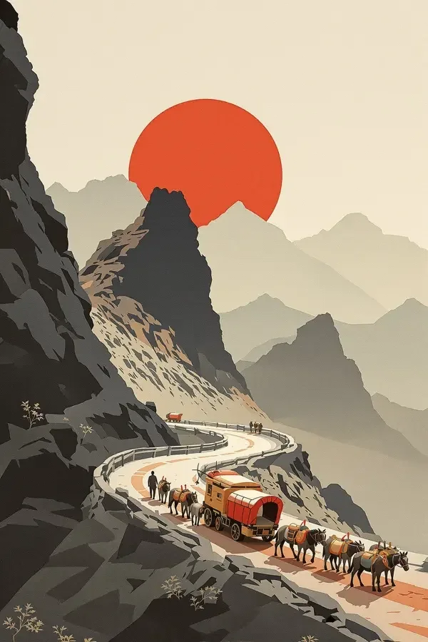 嫩草影院《茶马古道》竖版海报，历史 / 地理